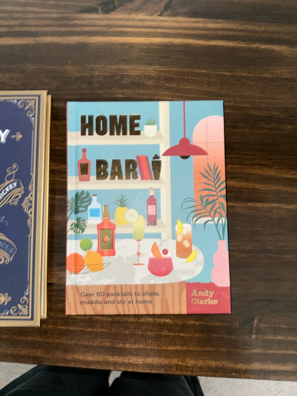 Home Bar Cocktail Book - Colorful Illustrated Cover